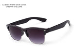 ARTORIGIN Half Frame Wood Sunglasses Women Men Wooden Glasses Rivet Brand Designer Eyewear Oculos De Sol Dropshipping  AT014