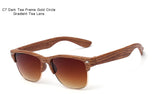 ARTORIGIN Half Frame Wood Sunglasses Women Men Wooden Glasses Rivet Brand Designer Eyewear Oculos De Sol Dropshipping  AT014