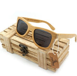 BOBO BIRD 100% Natural Bamboo Wooden Sunglasses Handmade Polarized Mirror Coating Lenses Eyewear With Gift Box