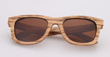 Mens Luxury Brand Real Zebra Wooden Sunglasses Frames Custom Logo Bamboo Sunglasses Men Polarized UV400 Lens Sunglass