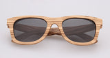 Mens Luxury Brand Real Zebra Wooden Sunglasses Frames Custom Logo Bamboo Sunglasses Men Polarized UV400 Lens Sunglass