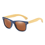 EZREAL Wood Sunglasses Men Women Square Bamboo Women For Polarized Mirror Sun Glasses Oculos de sol Masculino Handmade With case