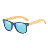 EZREAL Wood Sunglasses Men Women Square Bamboo Women For Polarized Mirror Sun Glasses Oculos de sol Masculino Handmade With case