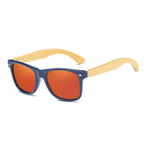 EZREAL Wood Sunglasses Men Women Square Bamboo Women For Polarized Mirror Sun Glasses Oculos de sol Masculino Handmade With case
