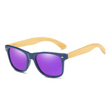 EZREAL Wood Sunglasses Men Women Square Bamboo Women For Polarized Mirror Sun Glasses Oculos de sol Masculino Handmade With case