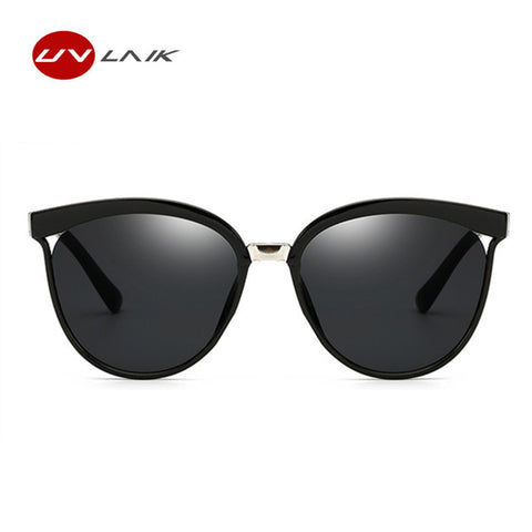UVLAIK Vintage Cat Eye Sunglasses Women High Quality Brand Designer Fashion Sun glasses for Men Retro Mirror Eyewear UV400