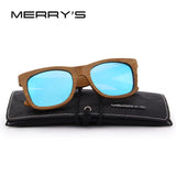 MERRY'S DESIGN Men/Women Wooden Sunglasses Retro Polarized Sun Glasses HAND MADE 100% UV Protection S'5140