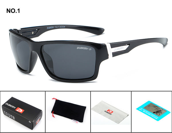 DUBERY Polarized Sunglasses Men's Aviation Driving Shades Male Sun Glasses For Men Safety 2017 Luxury Brand Designer Oculos