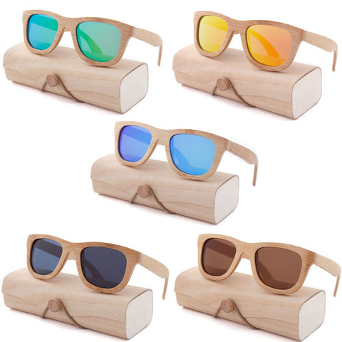 Oeientree Factory outlet Wood Sunglasses Polarized Wooden Glasses UV400 Bamboo Sunglasses Brand Wooden SunGlasses With Wood Case