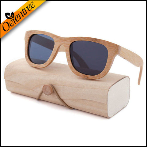Oeientree Factory outlet Wood Sunglasses Polarized Wooden Glasses UV400 Bamboo Sunglasses Brand Wooden SunGlasses With Wood Case