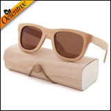 Oeientree Factory outlet Wood Sunglasses Polarized Wooden Glasses UV400 Bamboo Sunglasses Brand Wooden SunGlasses With Wood Case