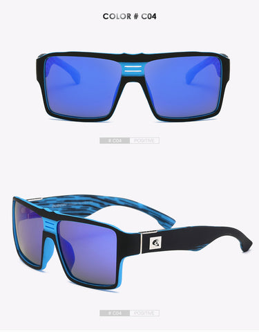DUBERY Polarized Sunglasses Men's Retro Male Goggle Colorful Sun Glasses For Men Fashion Brand Luxury Mirror Shades Cool Oculos