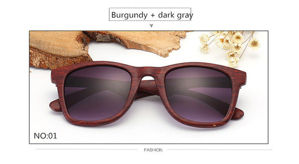 2017 trendy retro imitation wood sunglasses wild wooden sunglasses wood sunglasses outdoor glasses