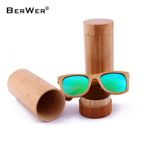 BerWer 2018 New Men/Women Handmade Bamboo Sunglasses Eyewear Eyeglasses Wood sunglasses