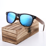 BARCUR 2018 Black Walnut Sunglasses Wood Polarized Sunglasses Mens Glasses UV 400 Protection Eyewear in Wooden Original Box