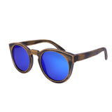 BerWer round Frame Bamboo Sunglass 2018 Fashion Wooden Sunglasses Men Women Sun Glasses