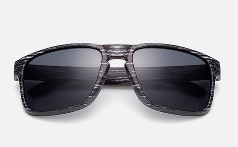 Mens Wood Grain Sunglasses Men Vintage Eyewear Rivets Coating Glasses Black Brown Frames Male Female Square Sun Glasses