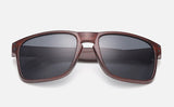 Mens Wood Grain Sunglasses Men Vintage Eyewear Rivets Coating Glasses Black Brown Frames Male Female Square Sun Glasses