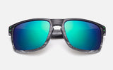 Mens Wood Grain Sunglasses Men Vintage Eyewear Rivets Coating Glasses Black Brown Frames Male Female Square Sun Glasses