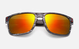 Mens Wood Grain Sunglasses Men Vintage Eyewear Rivets Coating Glasses Black Brown Frames Male Female Square Sun Glasses