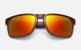 Mens Wood Grain Sunglasses Men Vintage Eyewear Rivets Coating Glasses Black Brown Frames Male Female Square Sun Glasses