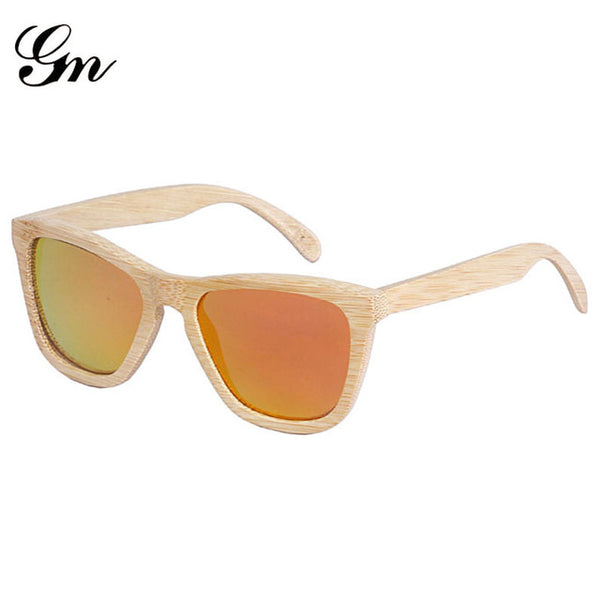G M  2018, the new product is fashionable male female polarizing glasses, raw material bamboo and wood sunglasses