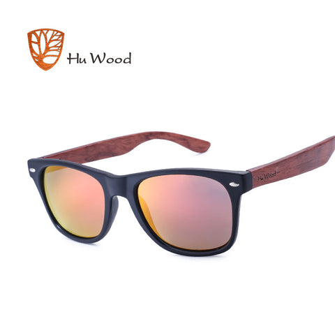 HU WOOD Sunglasses Man Wooden Sunglass For Unisex Fashion Women Sun Glasses Polarized Eyewear HD Lens Driving Pra GR8004