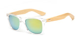 17 color Wood Sunglasses Men women square bamboo Women for women men Mirror Sun Glasses retro de sol masculino 2018 Handmade