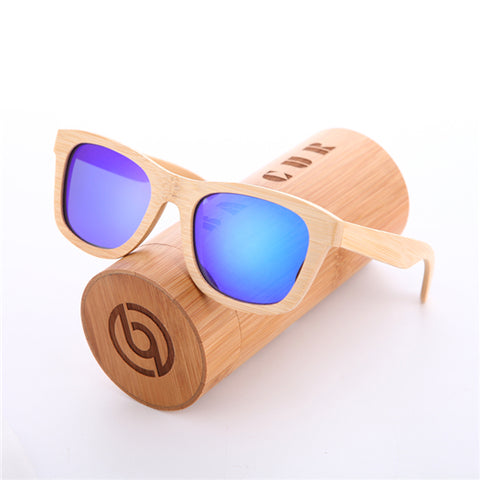 BARCUR CHASING Retro Stylish Men and Women Polarized Sunglasses Retro Handmade Wood Sunglasses Beach Couple Glasses with box