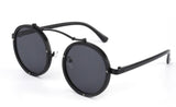 2018 Retro Round Steampunk Sunglasses Men Vintage Eyewear Accessories Women Sun Glasses Oculos 1762