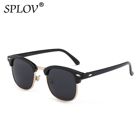 2018 New Fashion  Semi Rimless Polarized Sunglasses Men Women Brand Designer Half Frame Sun Glasses Classic Oculos De Sol UV400