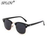 2018 New Fashion  Semi Rimless Polarized Sunglasses Men Women Brand Designer Half Frame Sun Glasses Classic Oculos De Sol UV400