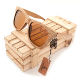 BOBO BIRD Polarized Men's Brand Mirror Eye Wear Women Handmade Original Wooden Sunglasses for Friends as Gifts Dropshipping