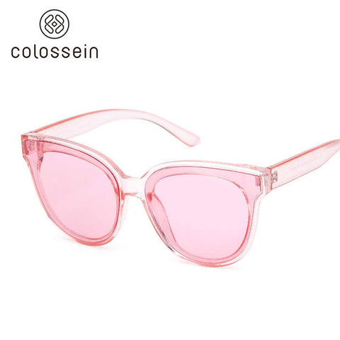 COLOSSEIN Cat Eye Luxury Sunglasses Women Brand Designer Retro Female Sun Glasses For Women Men Oculos Gafas De Sol
