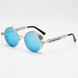 Metal Steampunk Sunglasses Men Women Fashion Round Glasses Brand Design Vintage Sunglasses High Quality UV400 Eyewear Shades