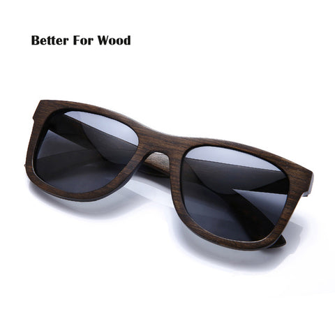 2017 Men Women Cool Wooden Sunglasses Fashion Polarized Sunglasses For Free Shipping