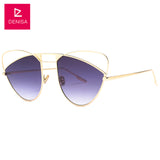 DENISA 2018 Butterfly Frame Cat Eye Sunglasses Women New Fashion Pink Red Retro Sun Glasses Girls UV400 zonnebril dames G18632