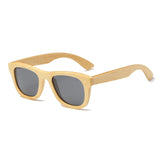 Polarized Wood bamboo Sunglasses Men women Polaroid square for men women Mirror Sun Glasses retro de sol eyewear 2018 Handmade