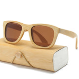 Polarized Wood bamboo Sunglasses Men women Polaroid square for men women Mirror Sun Glasses retro de sol eyewear 2018 Handmade