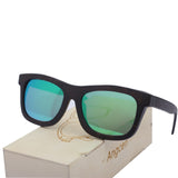 Angcen 2017 New fashion Products Men Women Glass Bamboo Sunglasses au Retro Vintage Wood Lens Wooden Frame Handmade ZA03