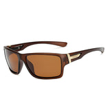 AFOFOO Classic Polarized Sunglasses Brand Designer Men Sun Glasses Travel Driving Male Square Night Vision Glasses Eyewear UV400