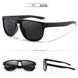 Non-slip Design New Arrival Men Sport Sunglasses Polarized Eyewear Women UV400 zonnebril mirror With Case KDEAM KD6790