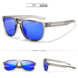 Non-slip Design New Arrival Men Sport Sunglasses Polarized Eyewear Women UV400 zonnebril mirror With Case KDEAM KD6790