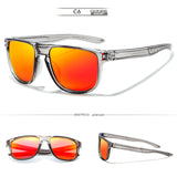 Non-slip Design New Arrival Men Sport Sunglasses Polarized Eyewear Women UV400 zonnebril mirror With Case KDEAM KD6790