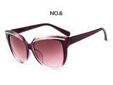 UVLAIK Cat Eye Sunglasses Women Popular Brand Designer Retro Sun Glasses Female Goggles Gradient