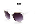 UVLAIK Cat Eye Sunglasses Women Popular Brand Designer Retro Sun Glasses Female Goggles Gradient