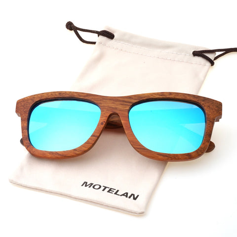 Handmade Polarized Pear Wood Sunglasses Anti-glare Reflective Lens Classic Handcrafted Wooden Vintage Eyewear for Men Women